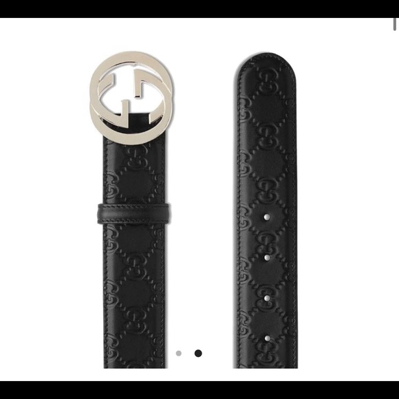 gucci signature leather belt - Picture 2 of 2